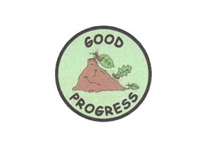 Good progress sticker