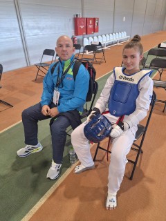 Anemarie Kovačič pred nastopom na EP Anemarie Kovačič pred nastopom na EP
