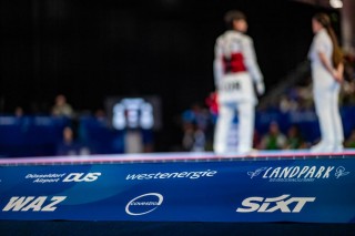 Utrinek s taekwondoističnega tekmovanja Utrinek s taekwondoističnega tekmovanja