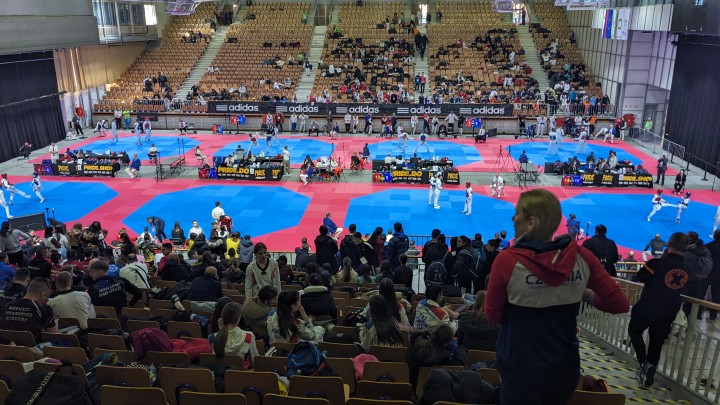 Slovenia Open 2025 Pogled na dvorano Tivoli