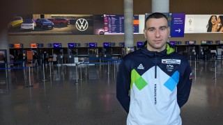 Patrik Divkovič, odhod na SP Patrik Divkovič, odhod na SP